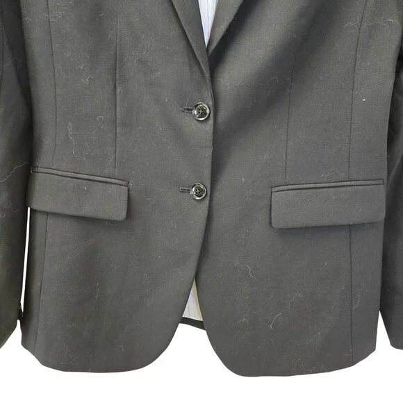 Banana Republic Wool Blend Two Button Blazer Jacket Size 6 - Picture 5 of 7